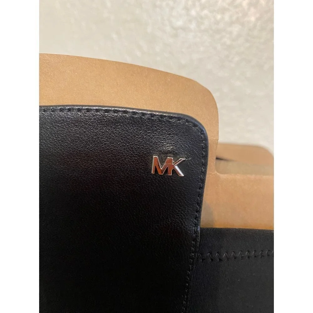 Michael Kors Bromley‎ Leather Boot Women's size 8 Black